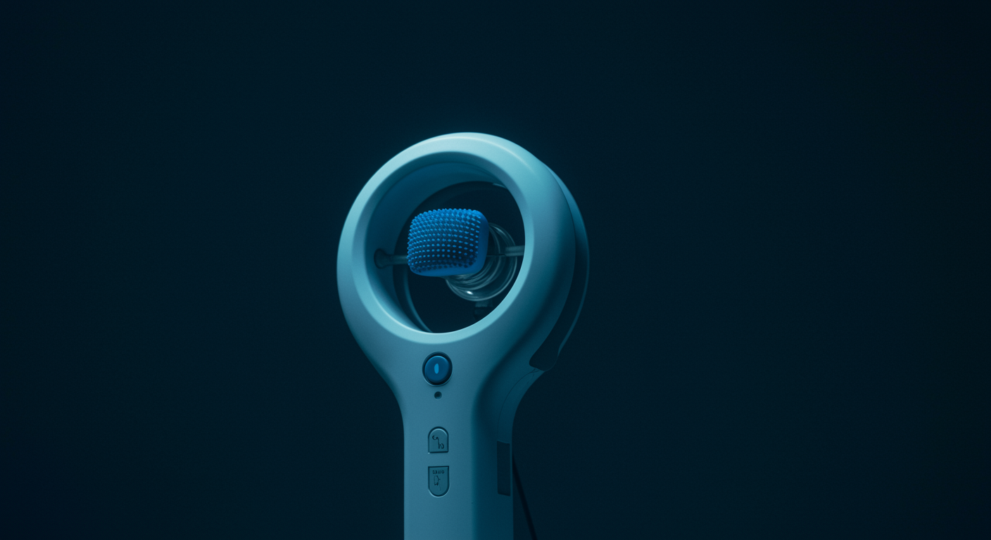 TMS coil device with accelerated treatment protocol in soft lighting