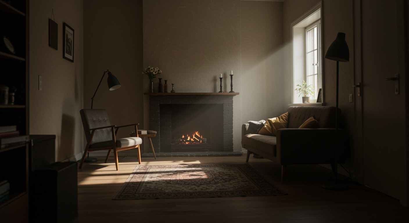 Cozy room with soft light