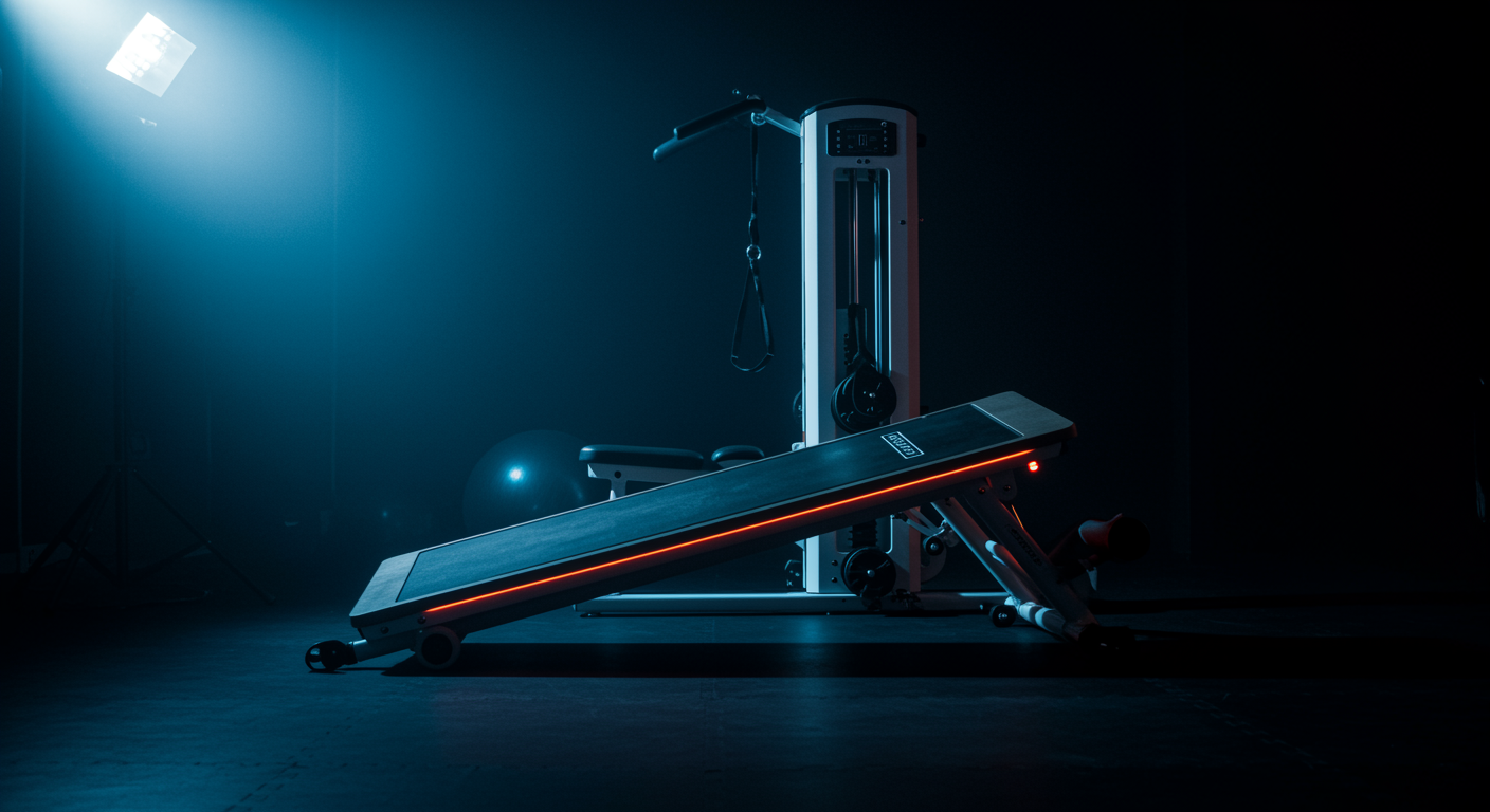 Athletic recovery equipment with ambient lighting