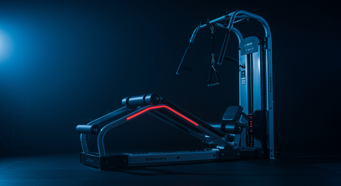 Athletic recovery equipment with ambient lighting