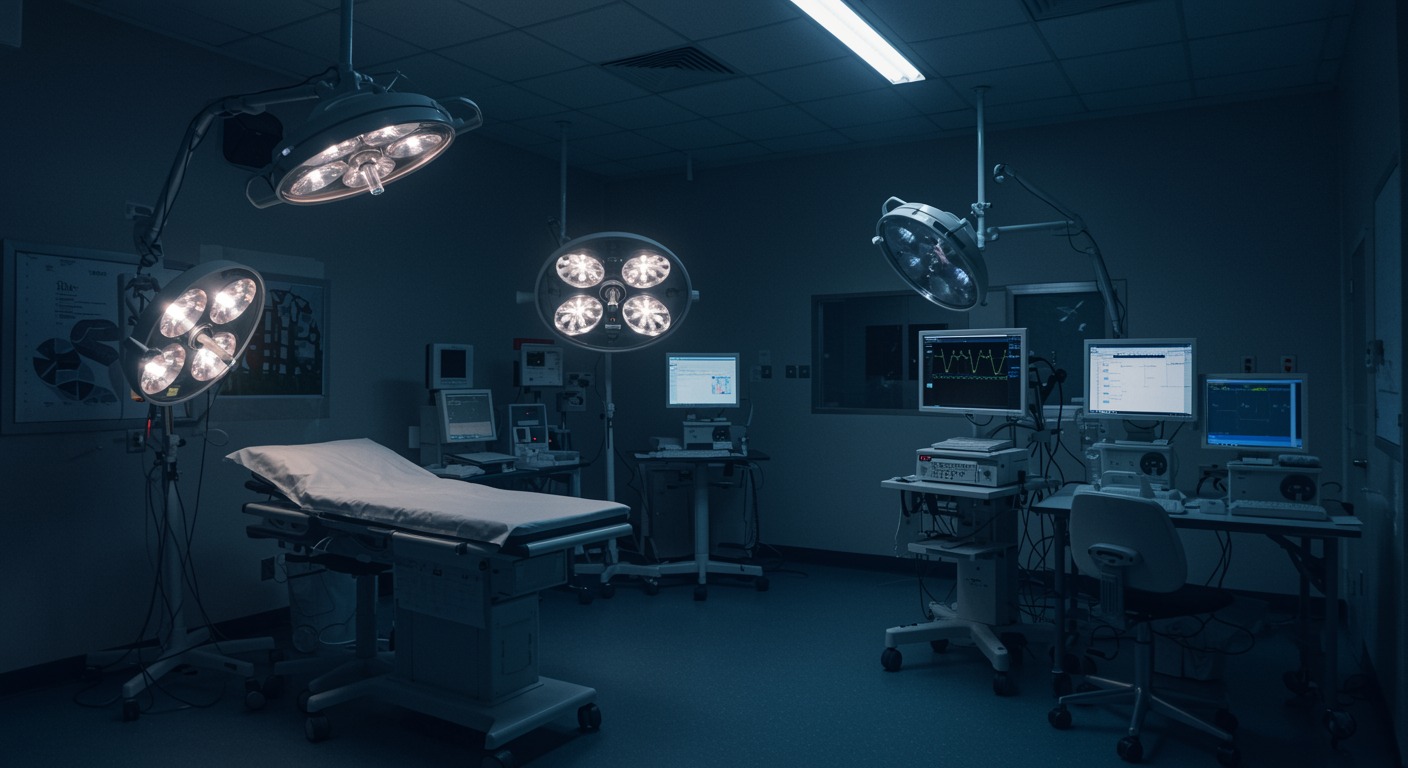Johns Hopkins research center with psilocybin therapy session room and clinical monitoring equipment with academic lighting