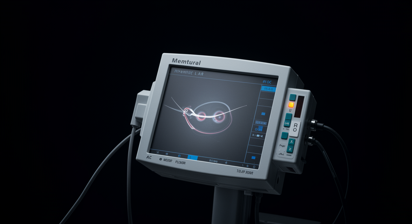 ECT equipment with life-saving symbolism in soft lighting