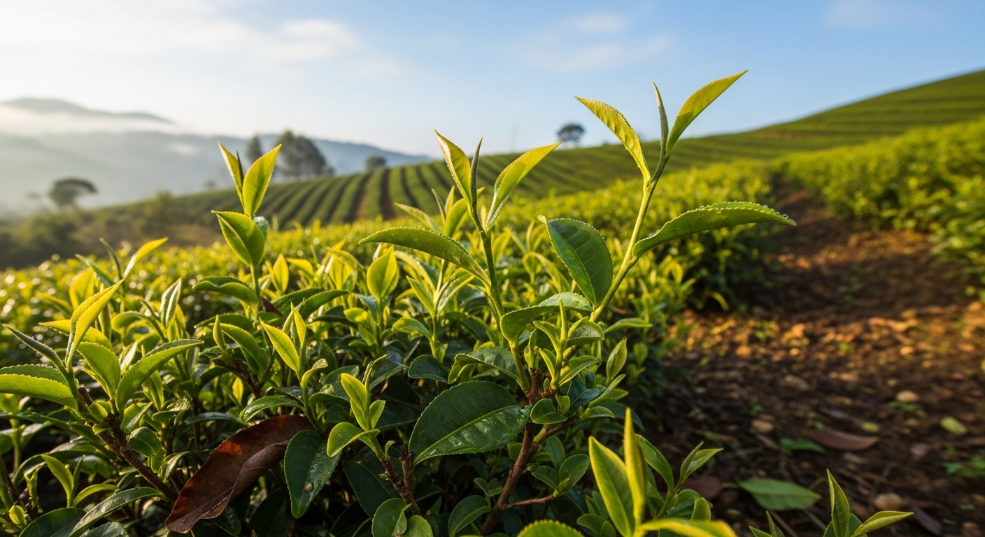 Runner silhouette with caffeine molecule overlay