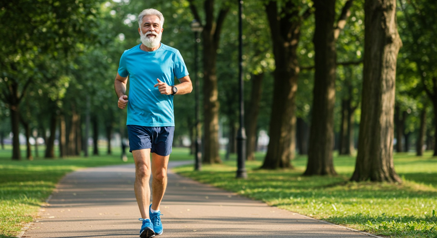 L-carnitine molecule illustration over a human heart