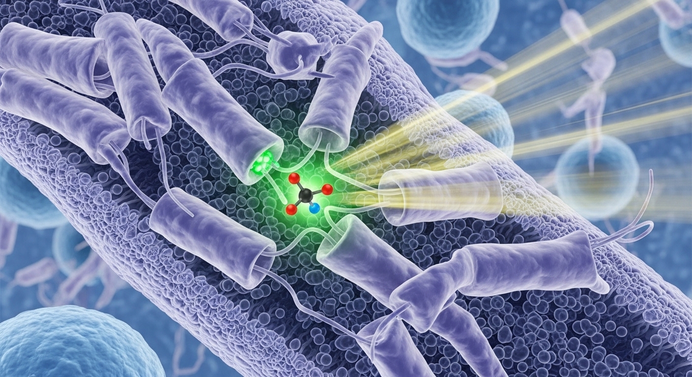 PET scan overlay with a small nicotine patch illustrating brain cholinergic signaling in Long COVID