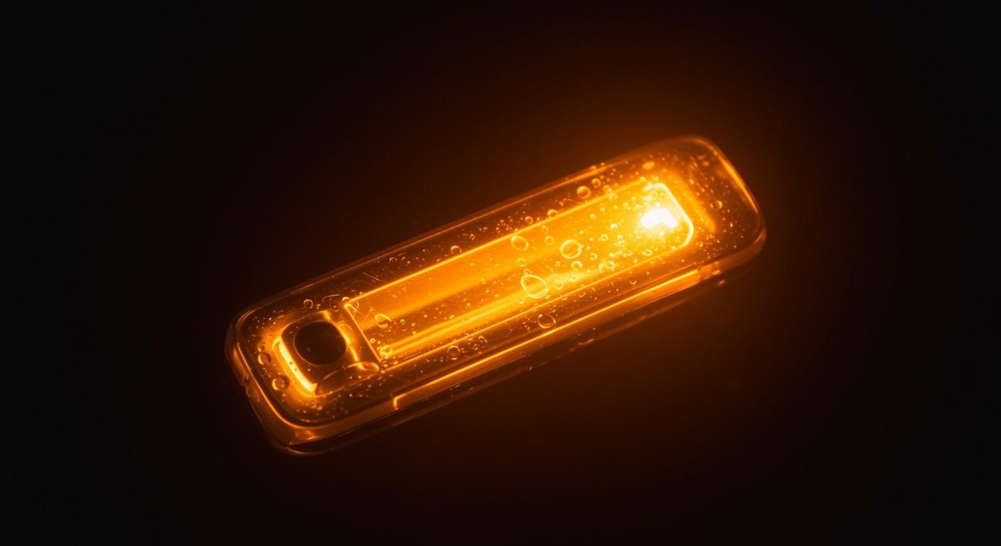 Cell powerhouse glowing warm amber