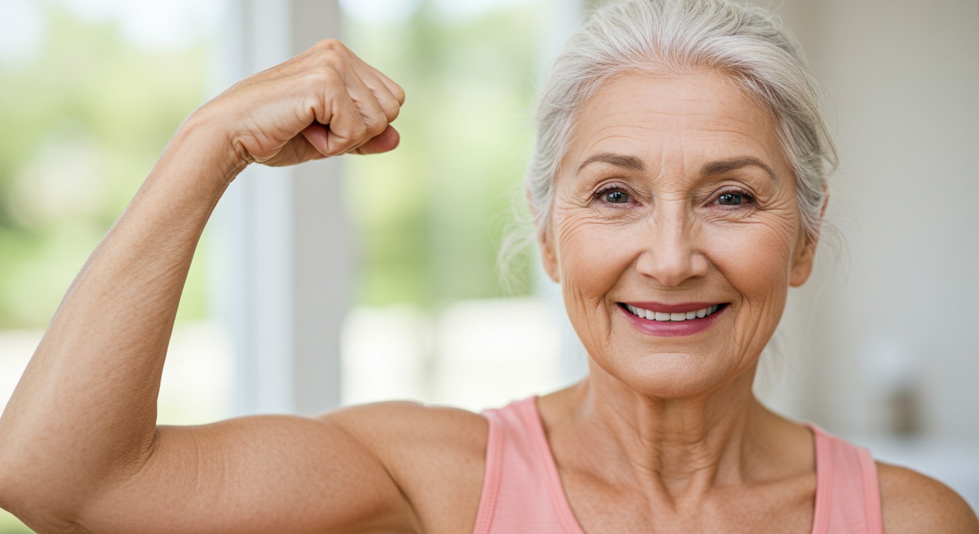 Illustration of vitamin K2 and its role in bone strength