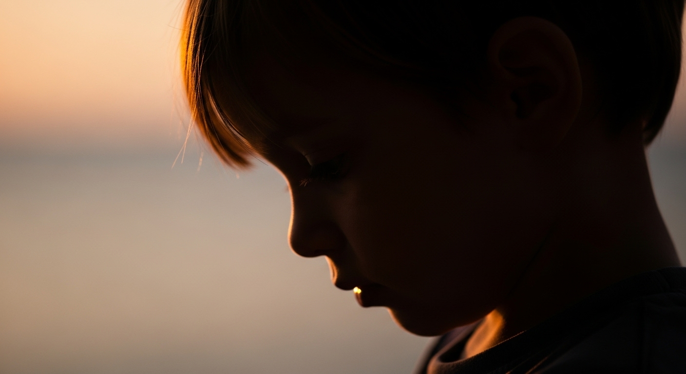 Child with sudden behavioral change and illustration of streptococcal bacteria highlighting PANDAS connection