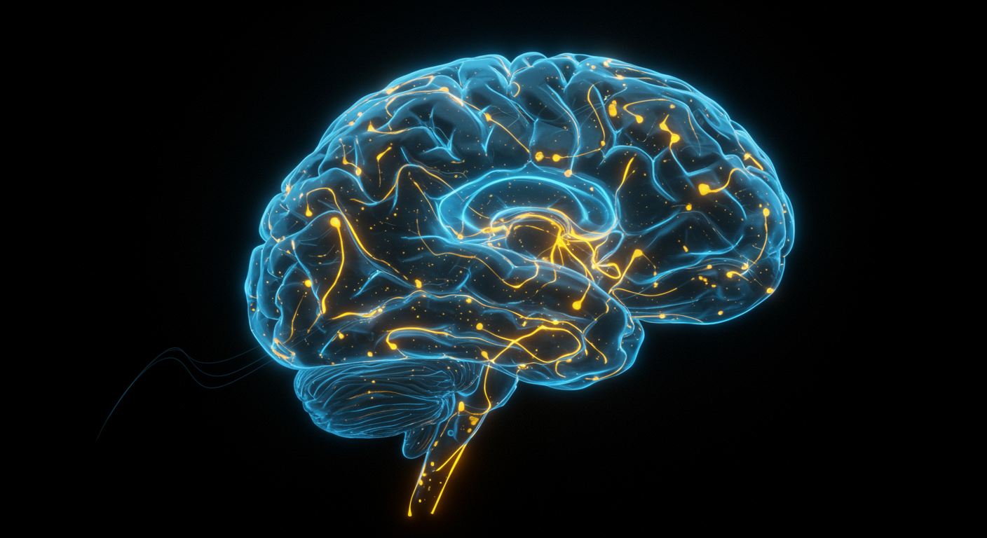 Medical research laboratory with modern equipment and bright professional lighting