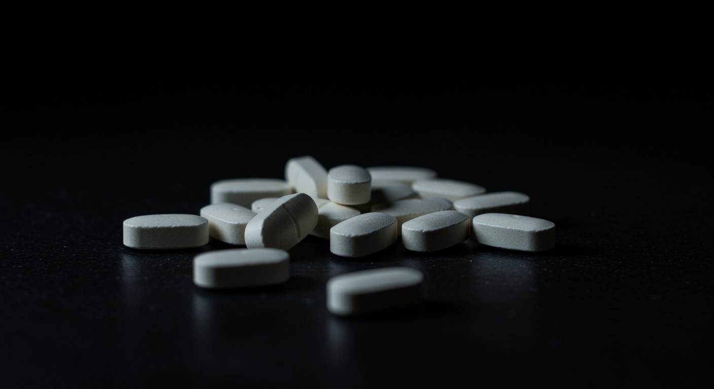 Magnesium tablets with clinical lighting