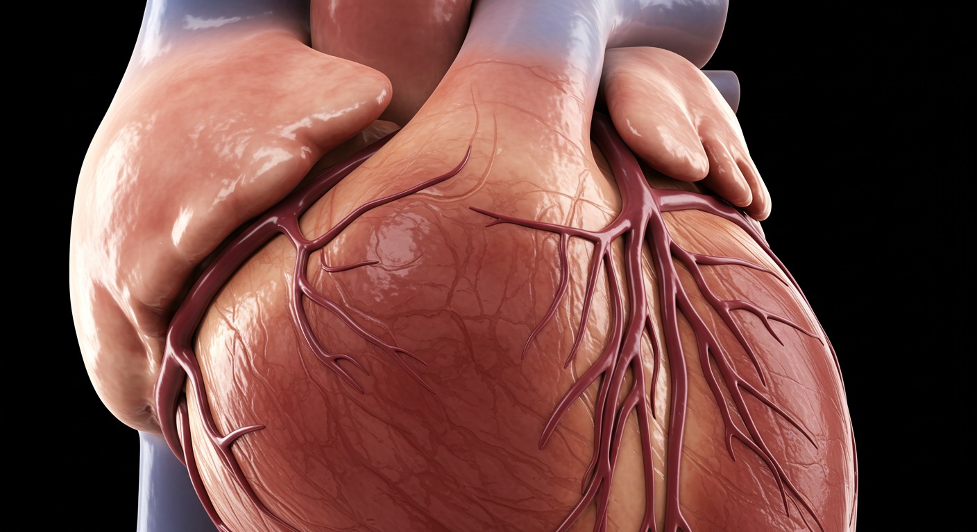 Illustration showing statin-induced heart strain reversed by CoQ10
