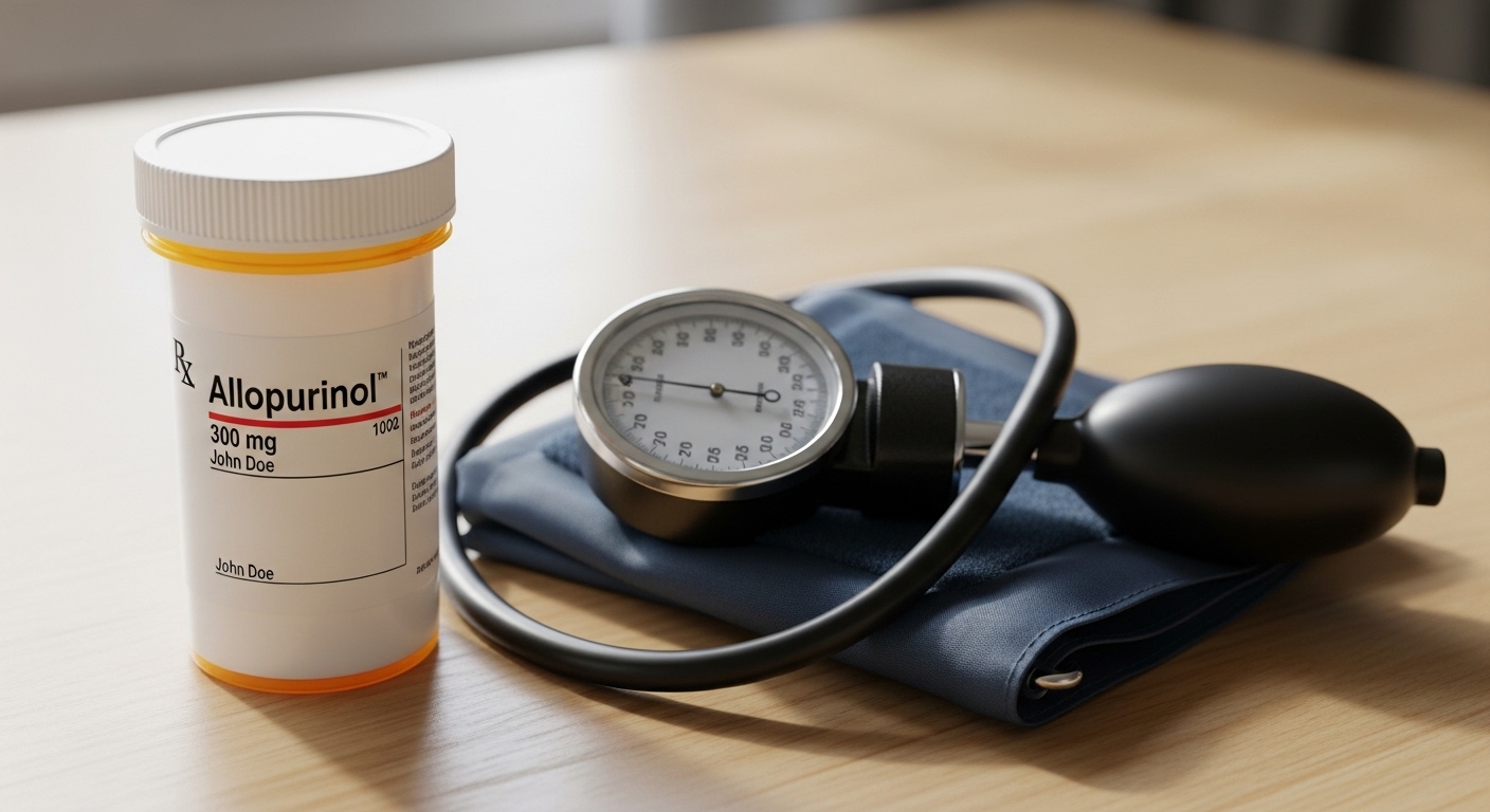 Diagram showing uric acid mutation in early humans and its link to modern hypertension